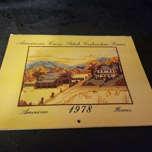 American Cross Stitch Calendar Series - 1978